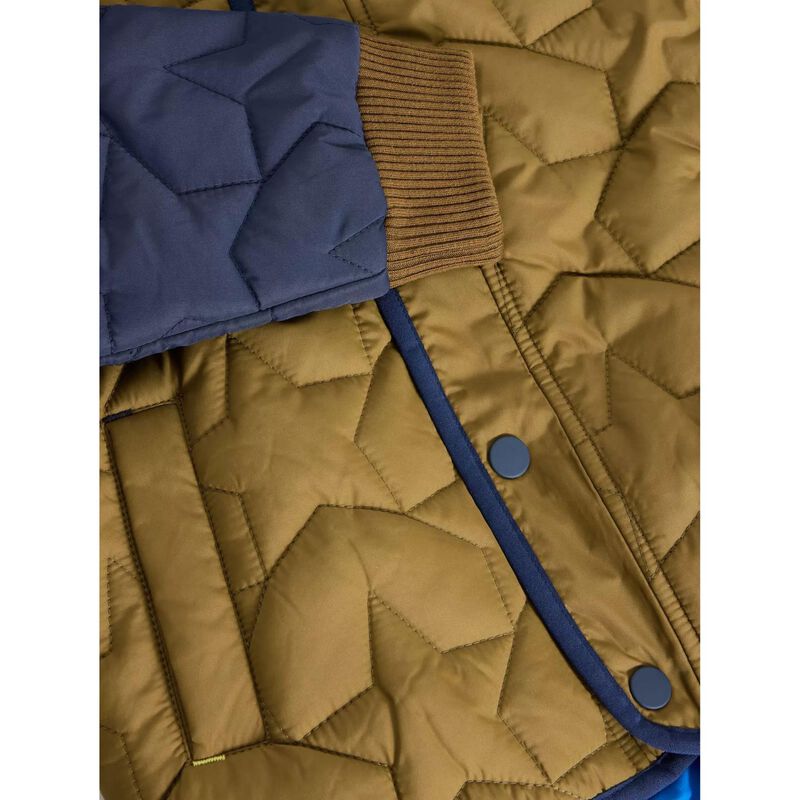 White Stuff Star Quilted Colourblock Coat image number 2